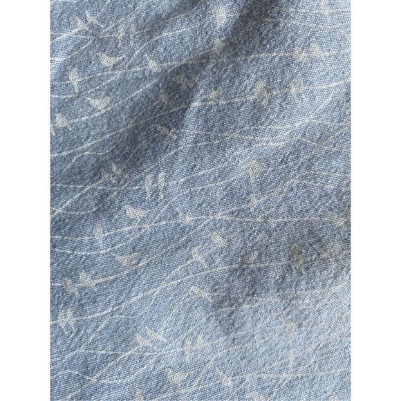 Talbots women’s bird light blue 100% cotton rolled cuff shorts/12 P - Picture 4 of 6